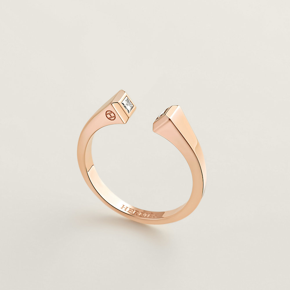【オシャレ】HERMES Bague Hermes Clou d'H, petit modele Hermès Clou d'H ring, small model | Hermès USA